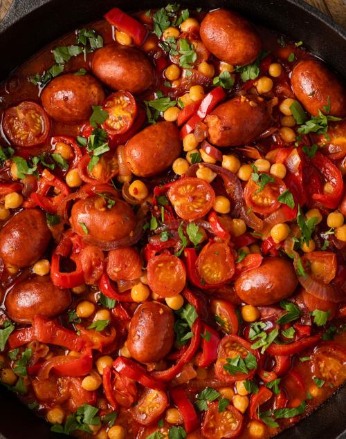 Isle of Wight Tomatoes Chorizo and Chickpea Stew