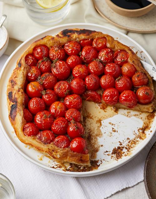 Isle of Wight Cherry Tomato Tarte Tatin