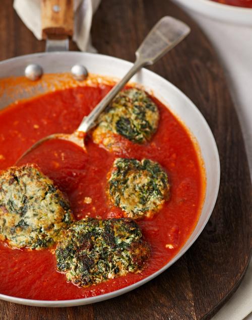 Gnudi with Isle of Wight Tomatoes