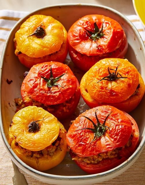 Stuffed Isle of Wight Tomatoes