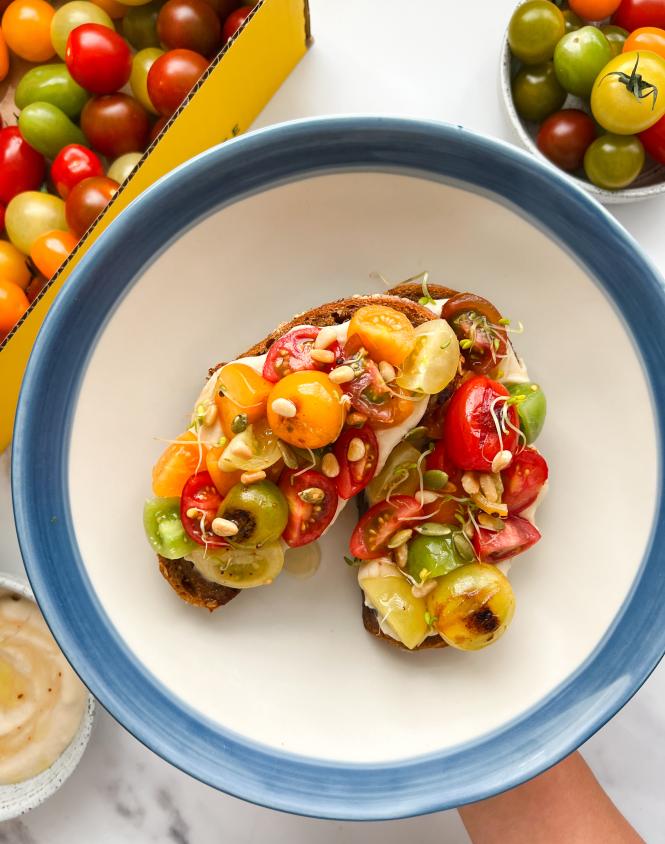 Rhitrition X IOWT Ultimate Tomato Toast