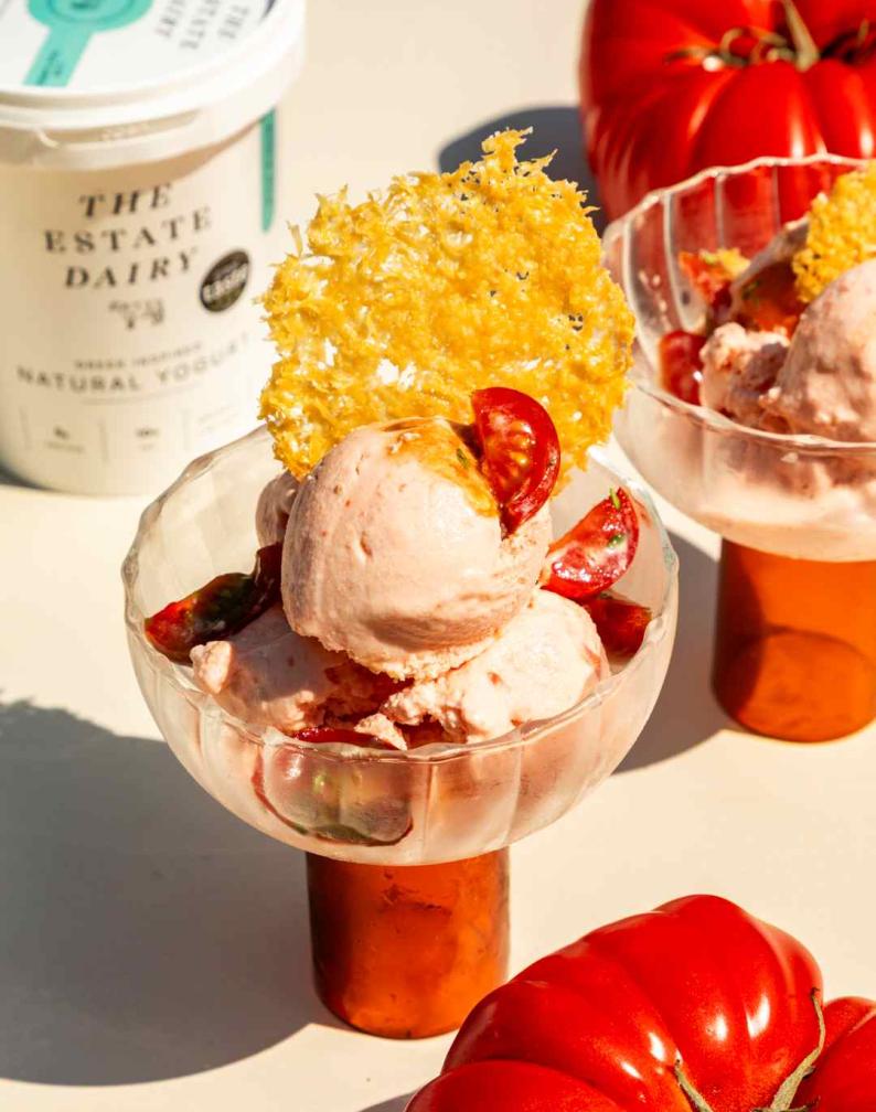 IOWT x The Estate Dairy Tomato Ice Cream