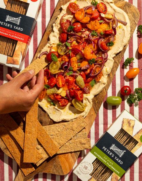 IOWT x Peter’s Yard Tomato Dip Sharing Board